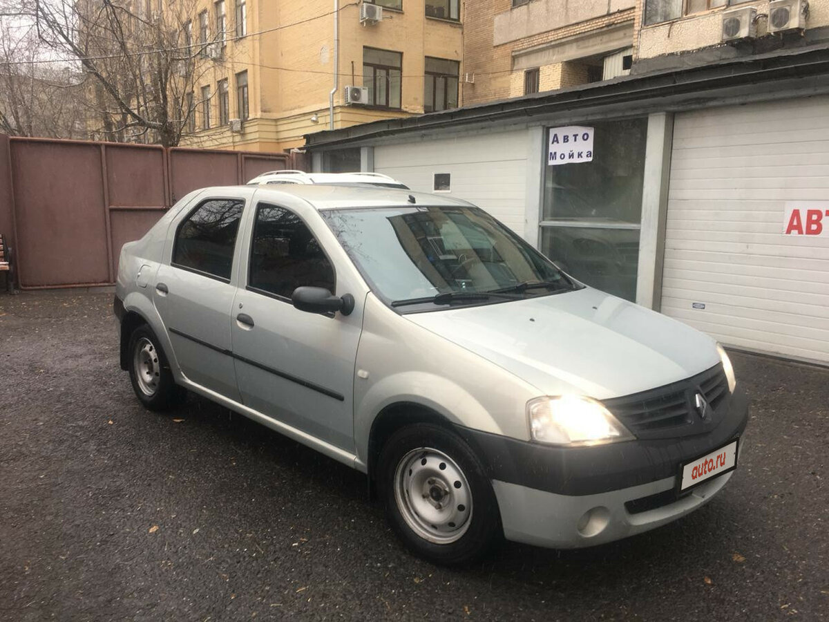 Рено логан 2008 фото Купить б/у Renault Logan I 1.6 MT (87 л.с.) бензин механика в Москве: серебристы