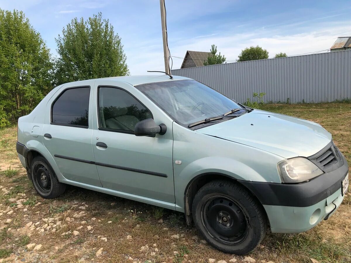 Рено логан 2008 фото Купить б/у Renault Logan I 1.6 MT (87 л.с.) бензин механика в Перми: зелёный Рен