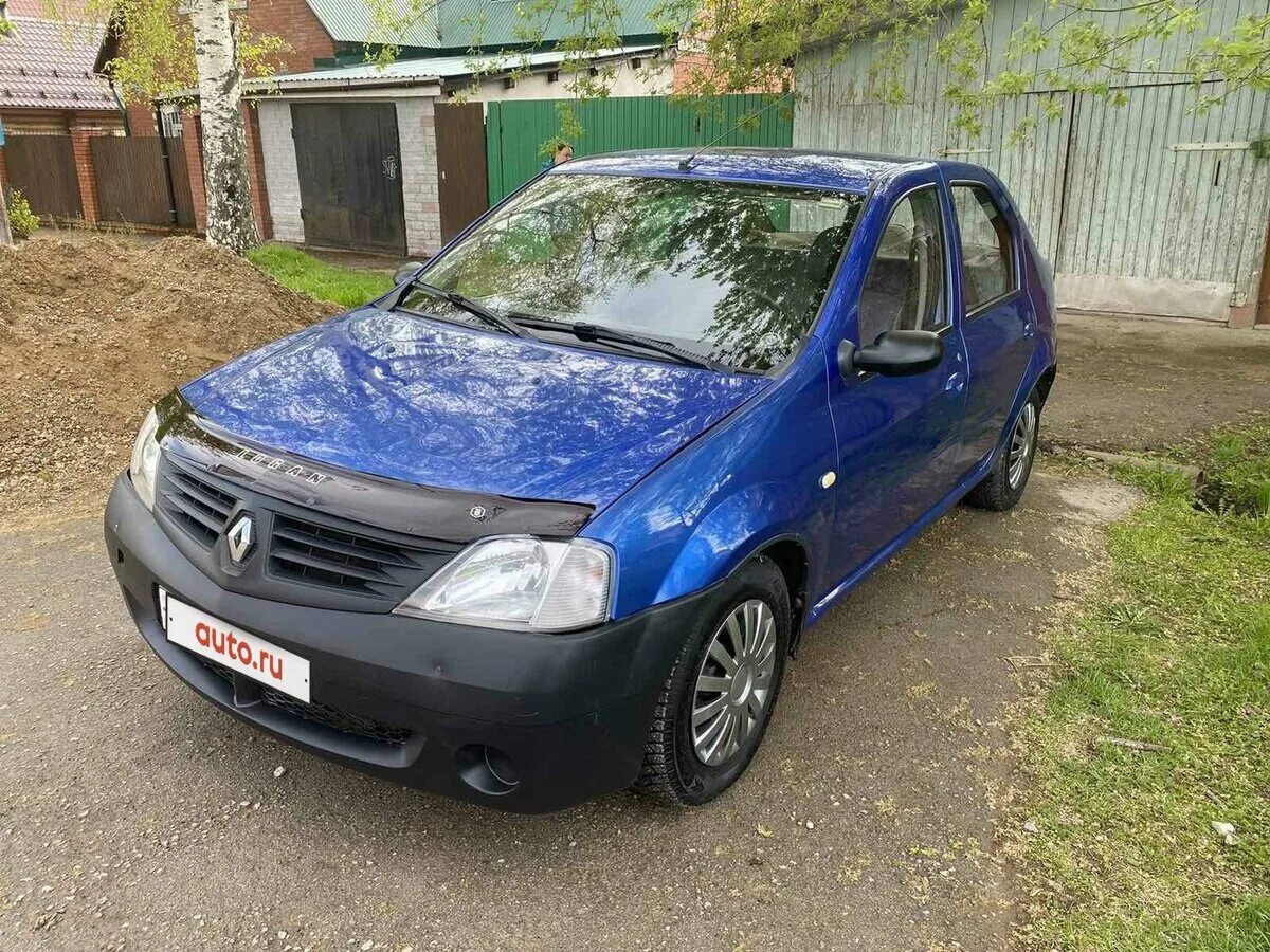 Рено логан 2008 года фото Купить б/у Renault Logan I 1.4 MT (75 л.с.) бензин механика в Перми: синий Рено 