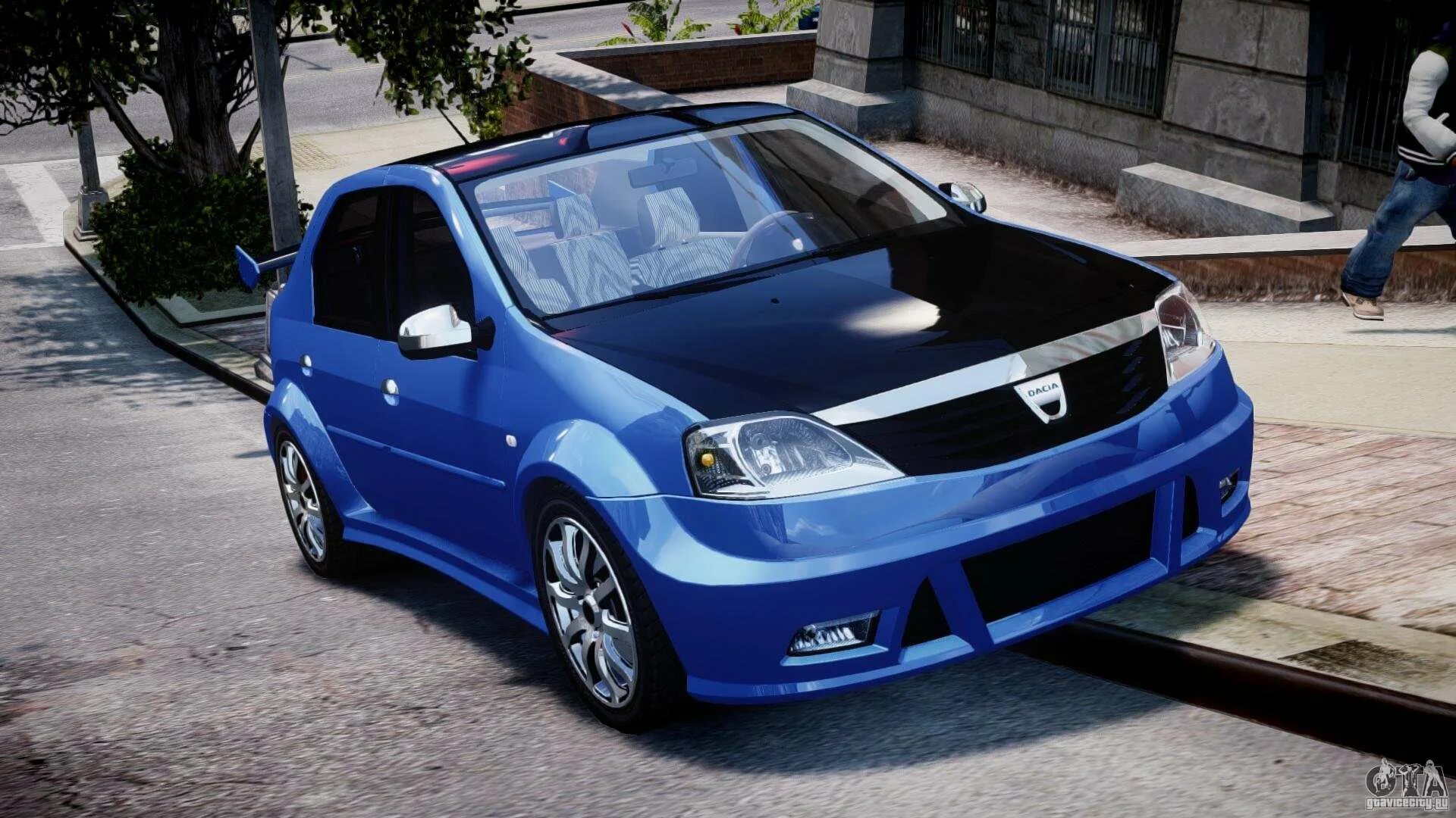 Рено логан 2008 тюнинг Dacia Logan 2008 Tuned для GTA 4