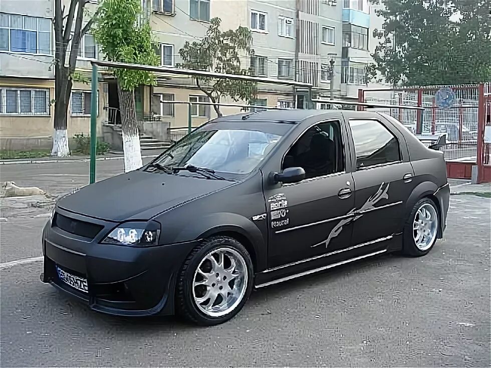 Рено логан 2008 тюнинг Затяжка в мат. - Dacia Logan (1G), 2007 года тюнинг DRIVE2