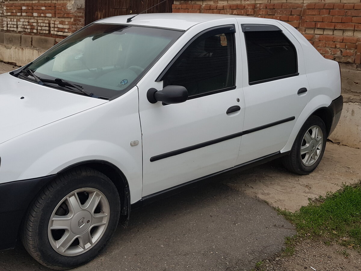 Рено логан 2009 фото Купить б/у Renault Logan I 1.6 MT (87 л.с.) бензин механика в Троицке: белый Рен