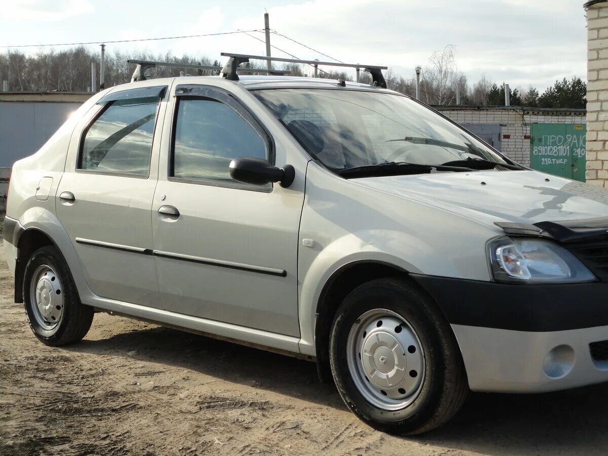 Рено логан 2009 фото Купить б/у Renault Logan I 1.6 MT (87 л.с.) бензин механика в Арзамасе: серебрис