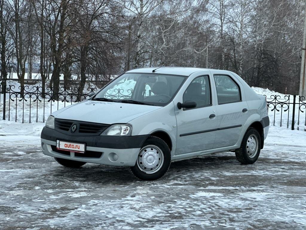 Рено логан 2009 фото Купить б/у Renault Logan I 1.6 MT (87 л.с.) бензин механика в Чебоксарах: серебр