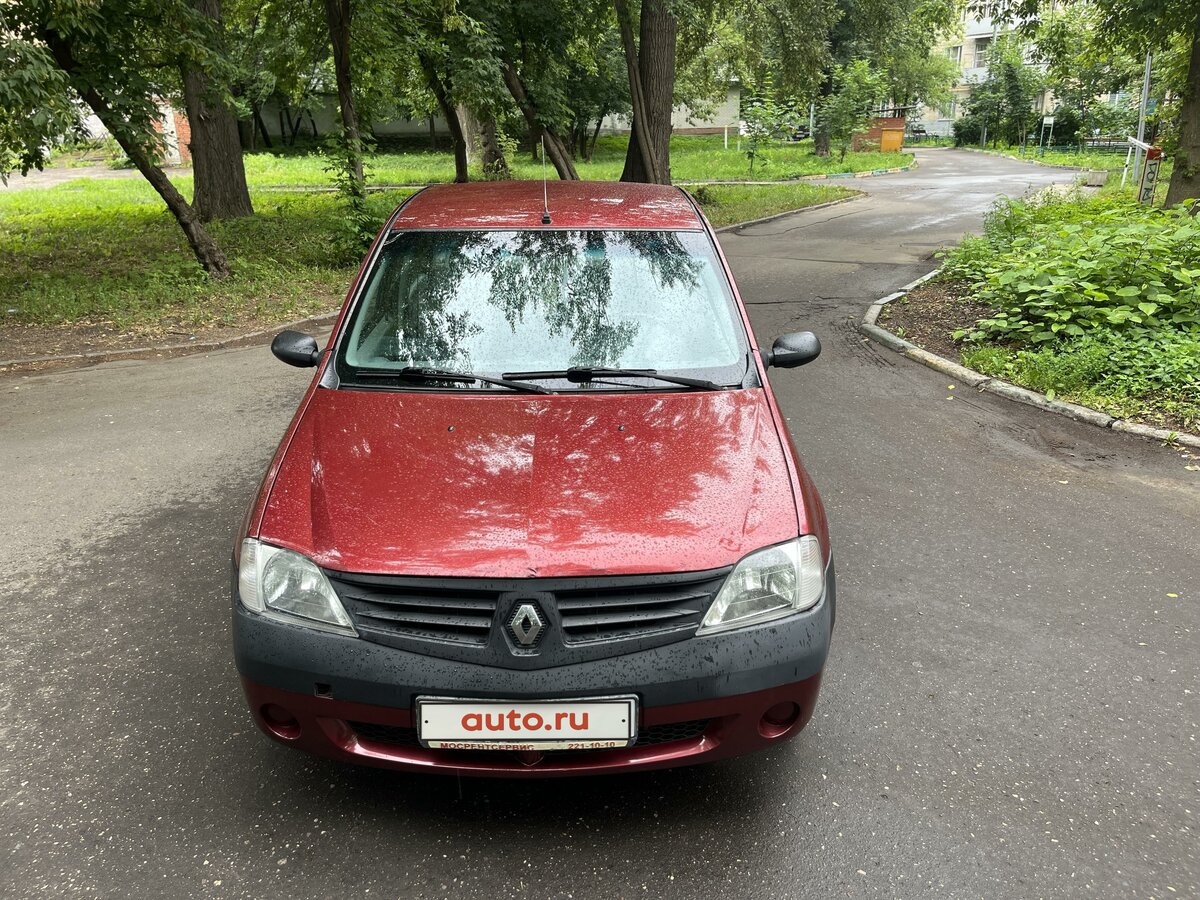 Рено логан 2009 год фото Купить б/у Renault Logan I 1.6 MT (87 л.с.) бензин механика в Москве: красный Ре