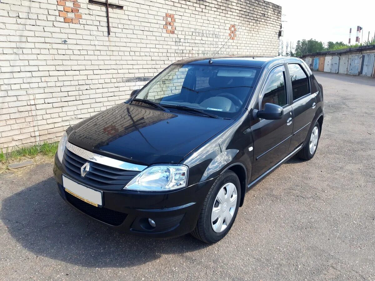 Рено логан 2012 года черный фото Купить б/у Renault Logan I Рестайлинг 1.6 MT (84 л.с.) бензин механика в Санкт-П