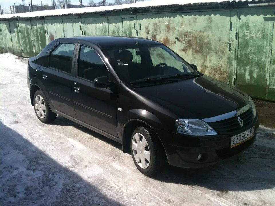 Рено логан 2012г черный фото Фотки - Renault Logan (1G), 1,6 л, 2012 года фотография DRIVE2