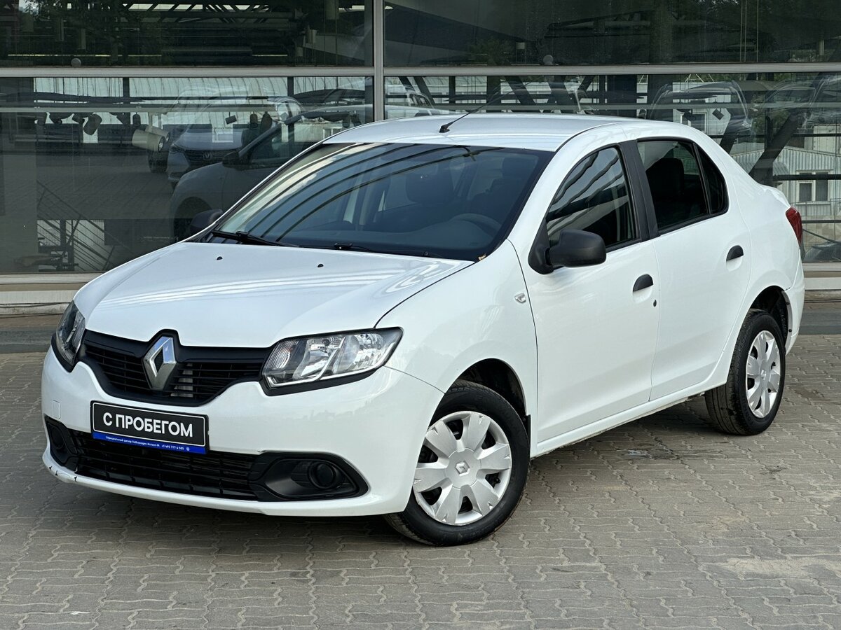 Рено логан 2018 года фото Купить б/у Renault Logan II 1.6 MT (82 л.с.) бензин механика в Москве: белый Рен