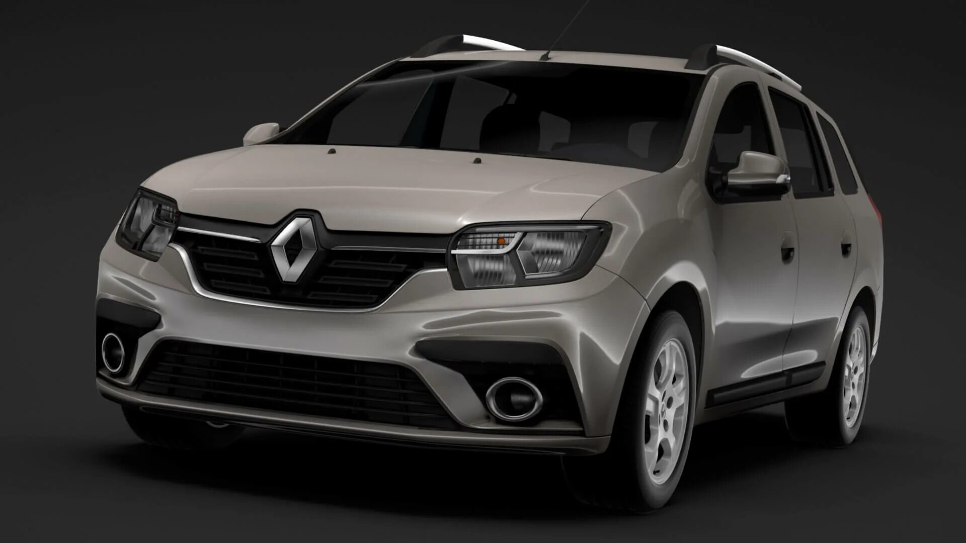 Рено логан 2020 год фото Renault Logan MCV 2018 - 3D Model by Creator 3D