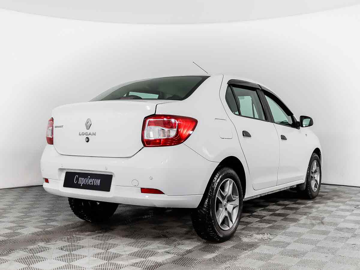 Рено логан белый фото RENAULT LOGAN Белый 2018 с пробегом 58 165 км. в Тринити в Ростове-на-Дону