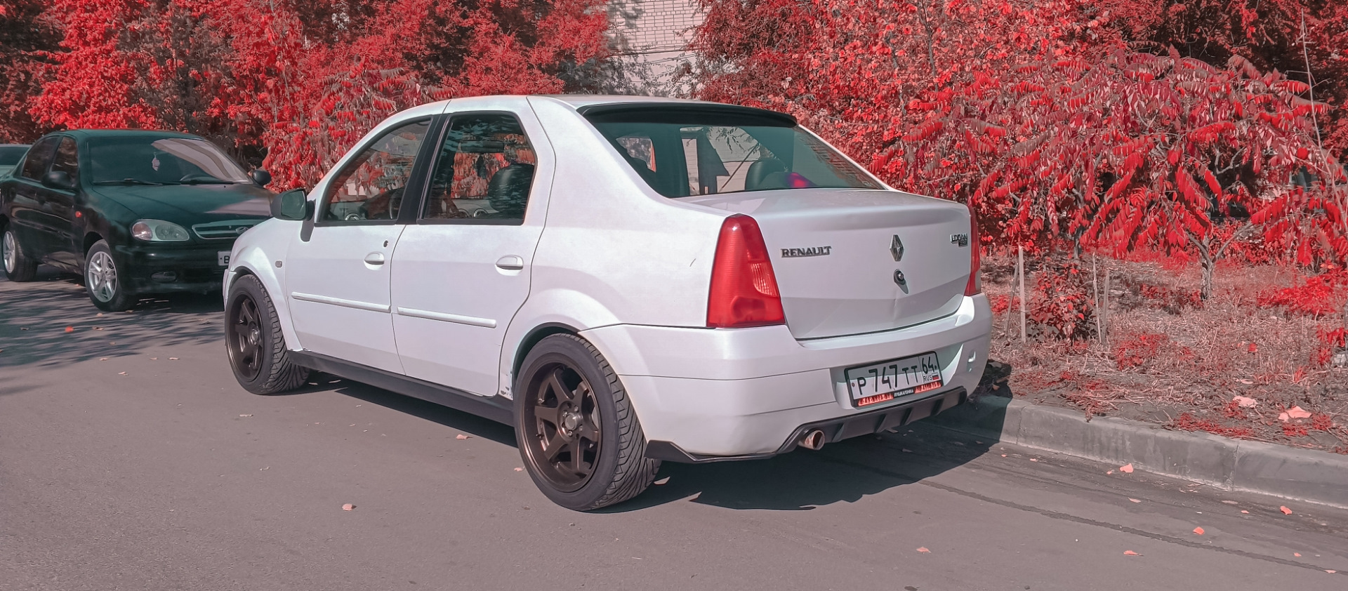 Рено логан белый тюнинг Лип-спойлер - Renault Logan (1G), 1,6 л, 2009 года стайлинг DRIVE2