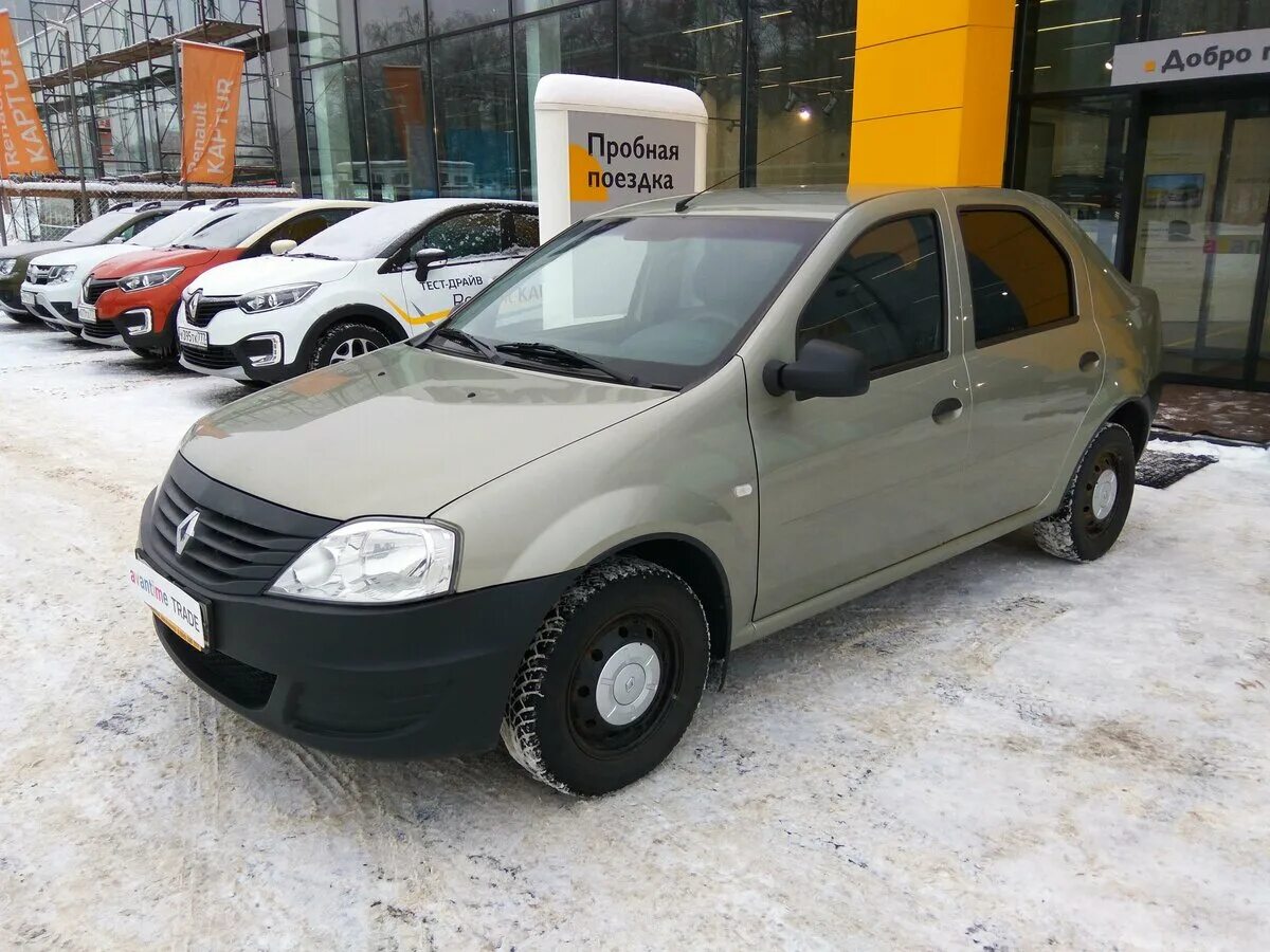 Рено логан бежевый фото Купить б/у Renault Logan I Рестайлинг 1.4 MT (75 л.с.) бензин механика в Сергиев