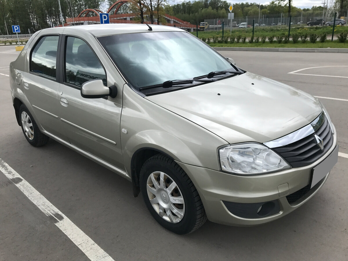 Рено логан бежевый фото Купить б/у Renault Logan I Рестайлинг 1.6 MT (84 л.с.) бензин механика в Обнинск