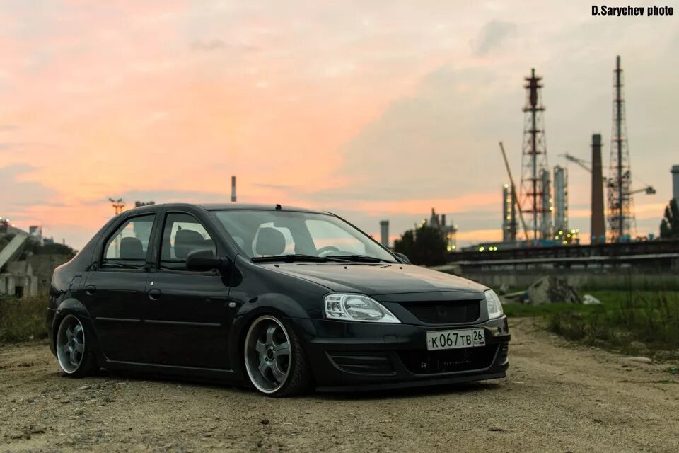 Рено логан черный тюнинг Попал на выборы. Хз. - Renault Logan (1G), 1,6 л, 2010 года рейтинг и продвижени