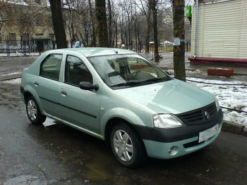 Рено логан фаза 1 фото Купить б/у Renault Logan I 1.6 MT (87 л.с.) бензин механика в Серпухове: зелёный