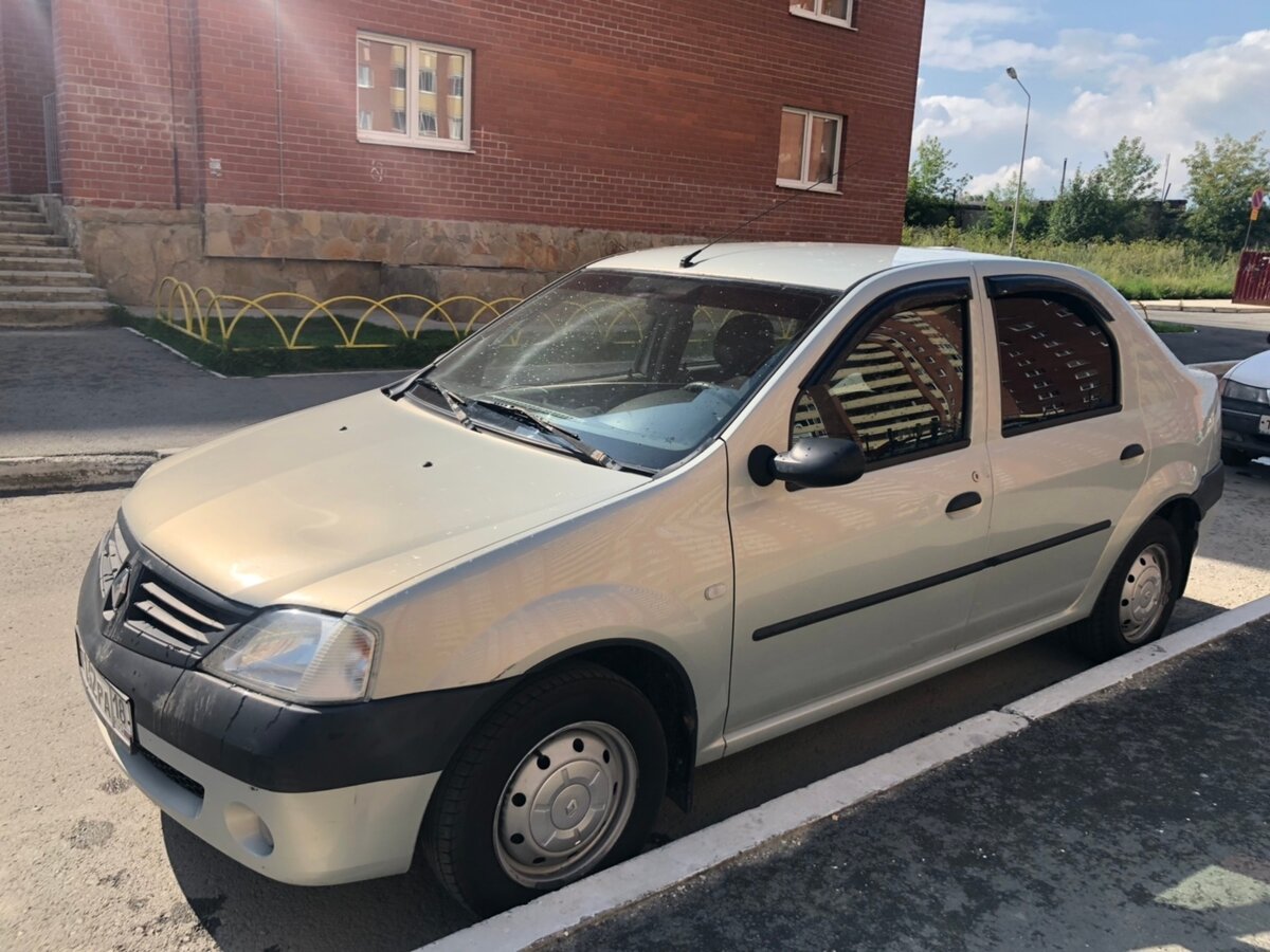 Рено логан фото 2007 Купить б/у Renault Logan I 1.4 MT (75 л.с.) бензин механика в Берёзовском: серый