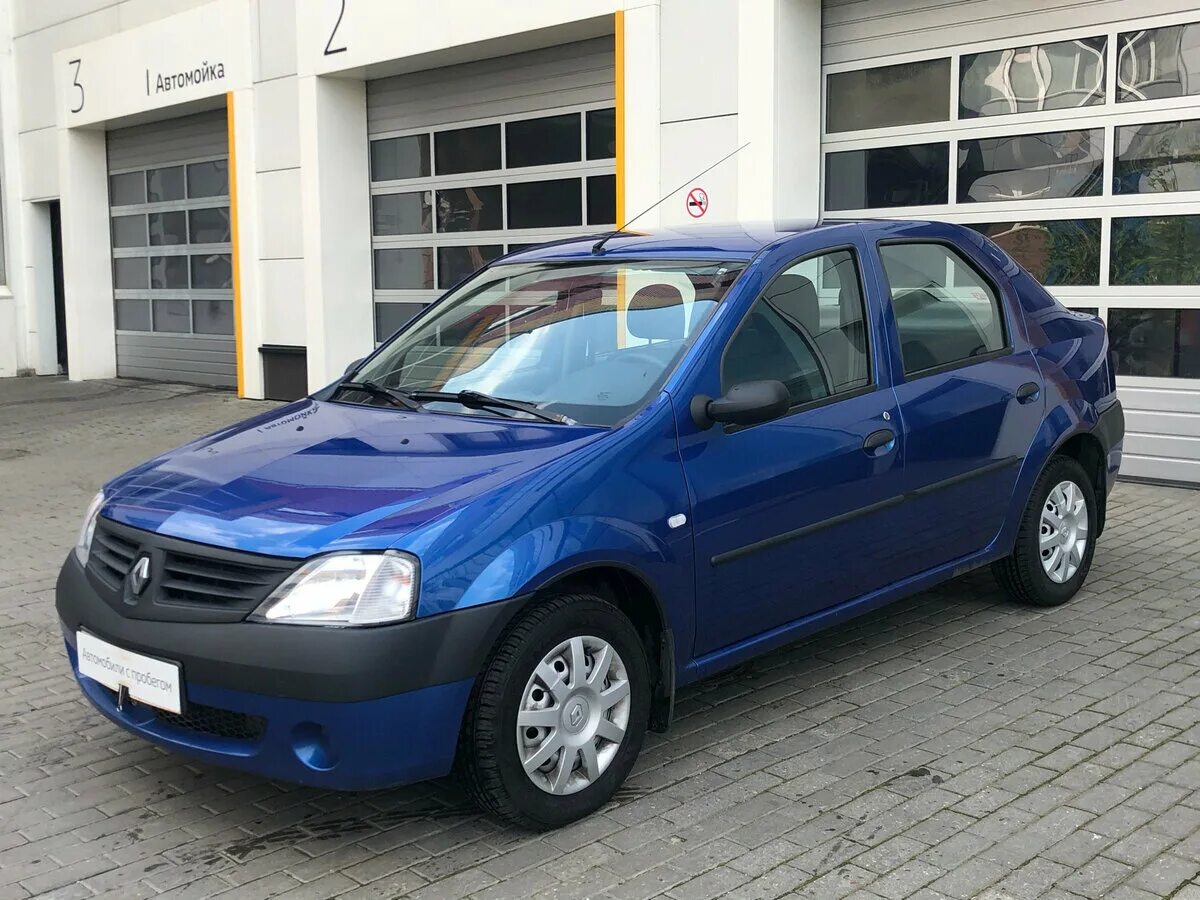 Рено логан фото 2007 Купить б/у Renault Logan I 1.4 MT (75 л.с.) бензин механика в Москве: синий Рено