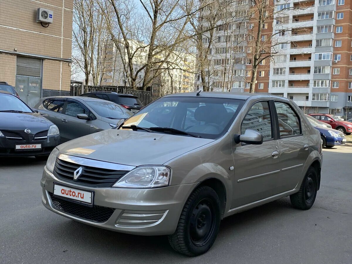 Рено логан коричневый фото Купить б/у Renault Logan I Рестайлинг 1.6 MT (84 л.с.) бензин механика в Москве: