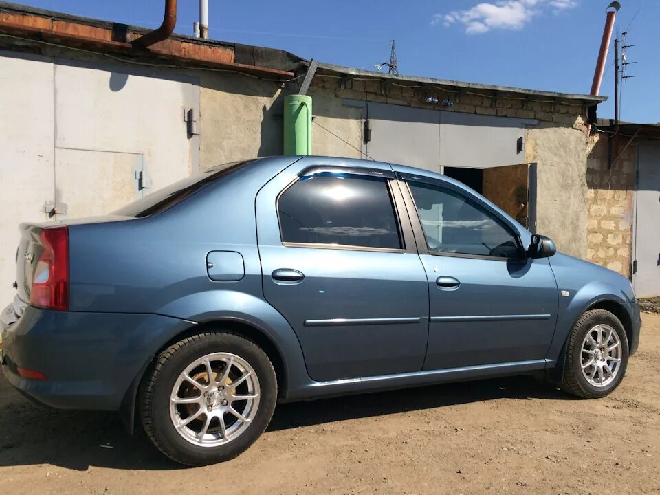 Рено логан литые диски фото Диски RW Classic H -158 6.5*15 4 /100/60.1/45 - Renault Logan (1G), 1,6 л, 2012 