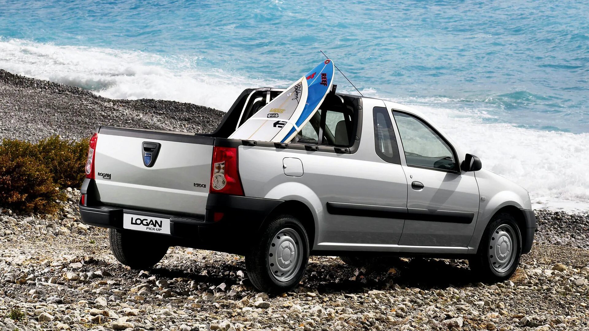 Рено логан пикап фото 2007 Dacia Logan Pick-up - Wallpapers and HD Images Car Pixel