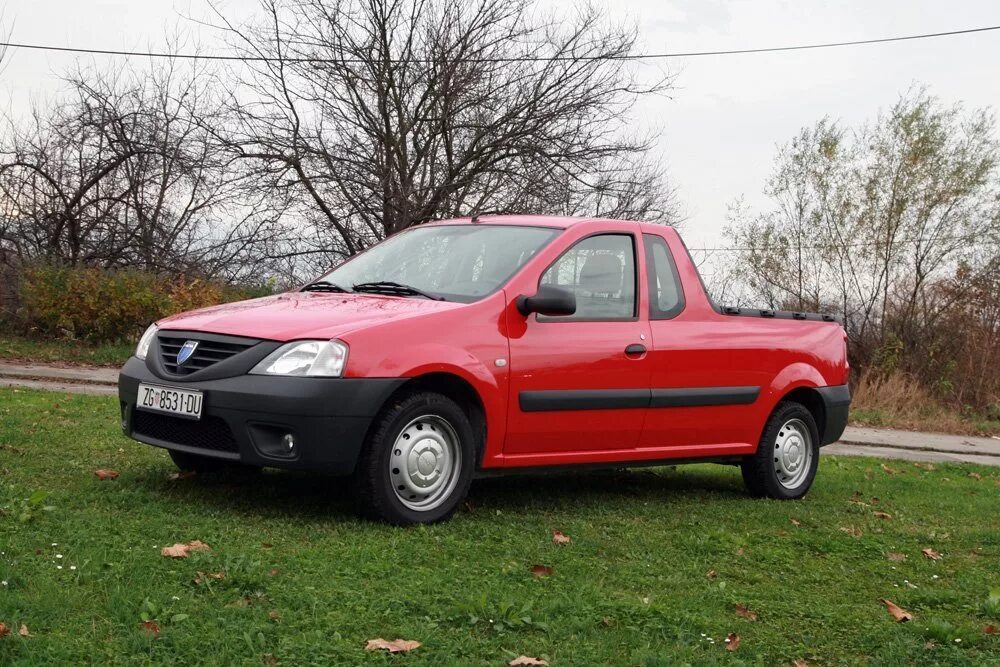 Рено логан пикап фото Dacia Logan pick-up 1.6 - gastarbajter s francuskim papirima - tportal