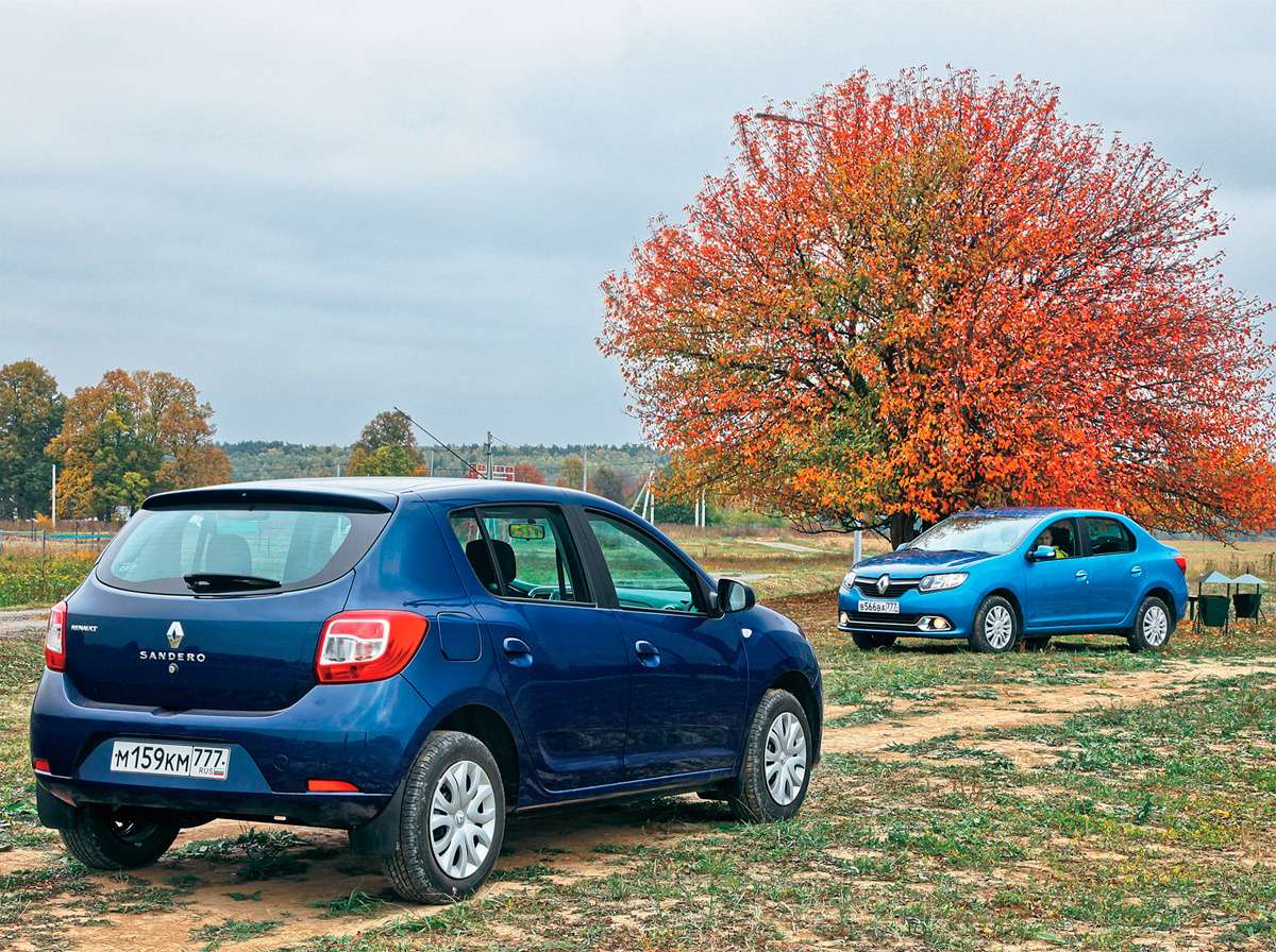 Рено логан сандеро фото Renault Logan против Renault Sandero: грибные споры