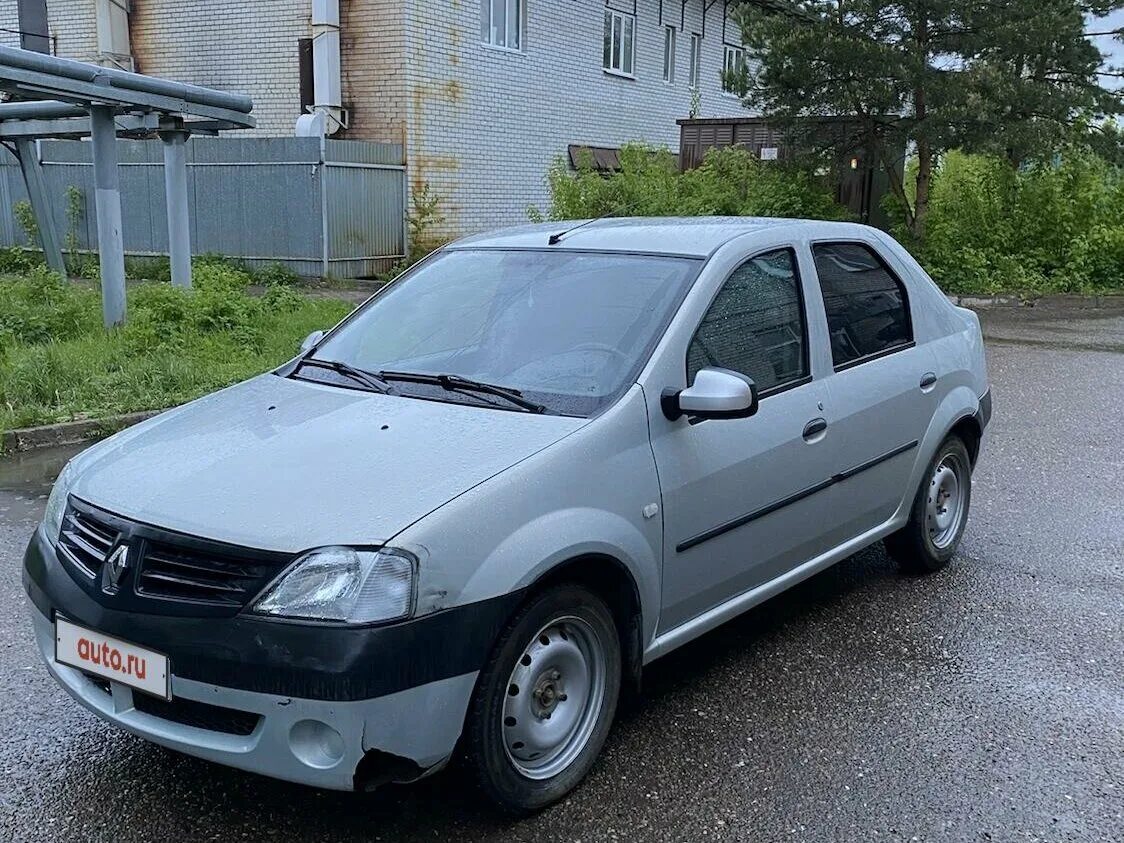 Рено логан седан фото Купить б/у Renault Logan I 1.4 MT (75 л.с.) бензин механика в Казани: серый Рено