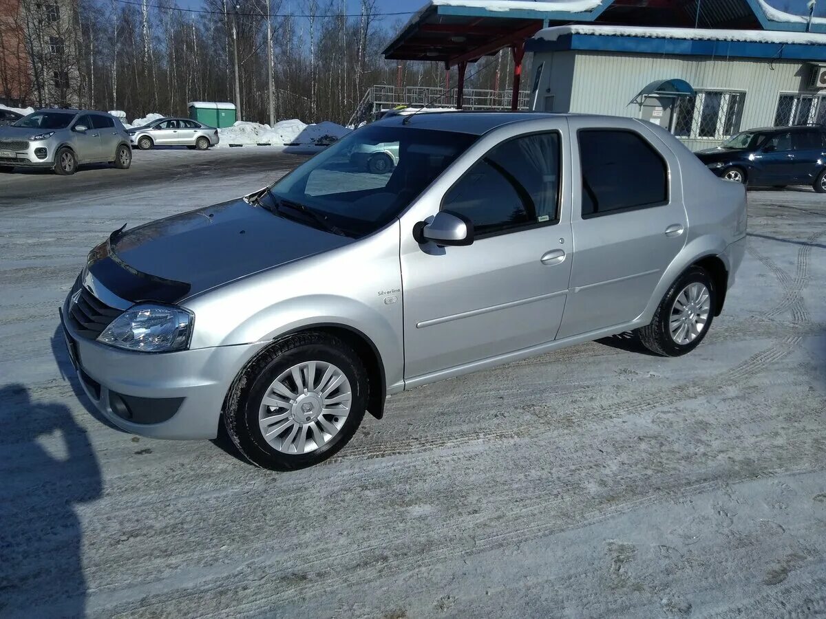 Рено логан серебристый фото Купить б/у Renault Logan I Рестайлинг 1.6 MT (84 л.с.) бензин механика в Электро