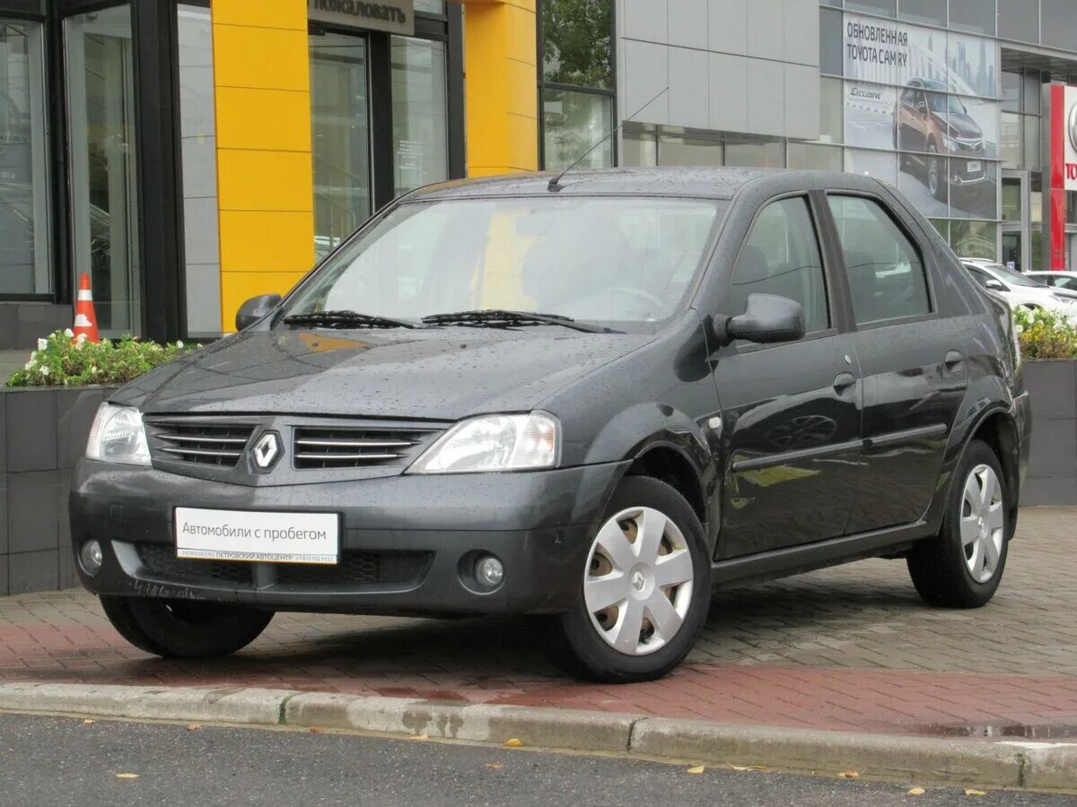 Рено логан серый фото Купить б/у Renault Logan I 1.6 MT (87 л.с.) бензин механика в Санкт-Петербурге: 