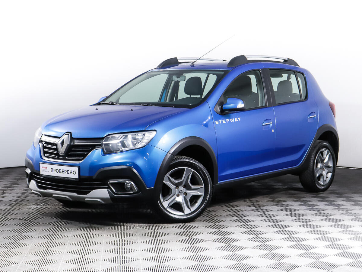 Рено логан степвей 2019 фото Купить б/у Renault Sandero II Рестайлинг Stepway 1.6 AT (102 л.с.) бензин автома