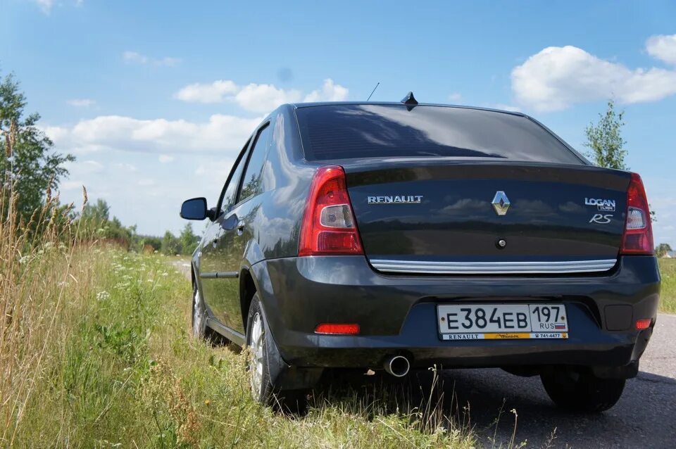 Рено логан вид сзади фото Задняя сабля - Renault Logan (1G), 1,4 л, 2010 года тюнинг DRIVE2