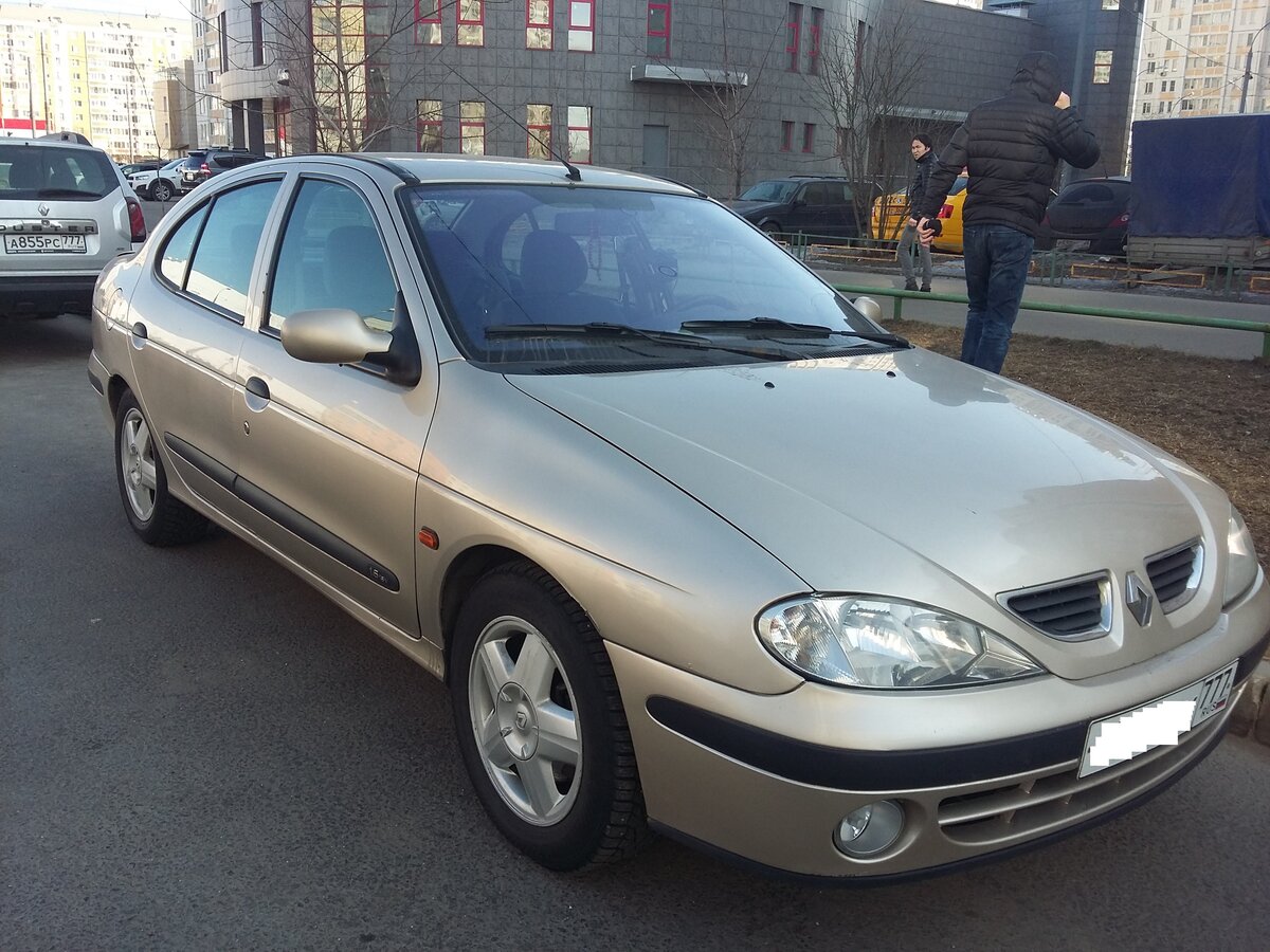 Рено меган 1 седан фото Купить б/у Renault Megane I Рестайлинг 1.6 MT (107 л.с.) бензин механика в Москв