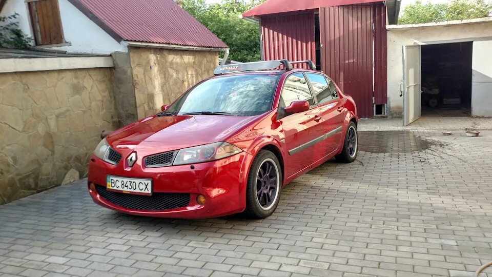 Рено меган 2 1.6 тюнинг Кастом поперечки и фейринг - Renault Megane II, 1,5 л, 2007 года аксессуары DRIV