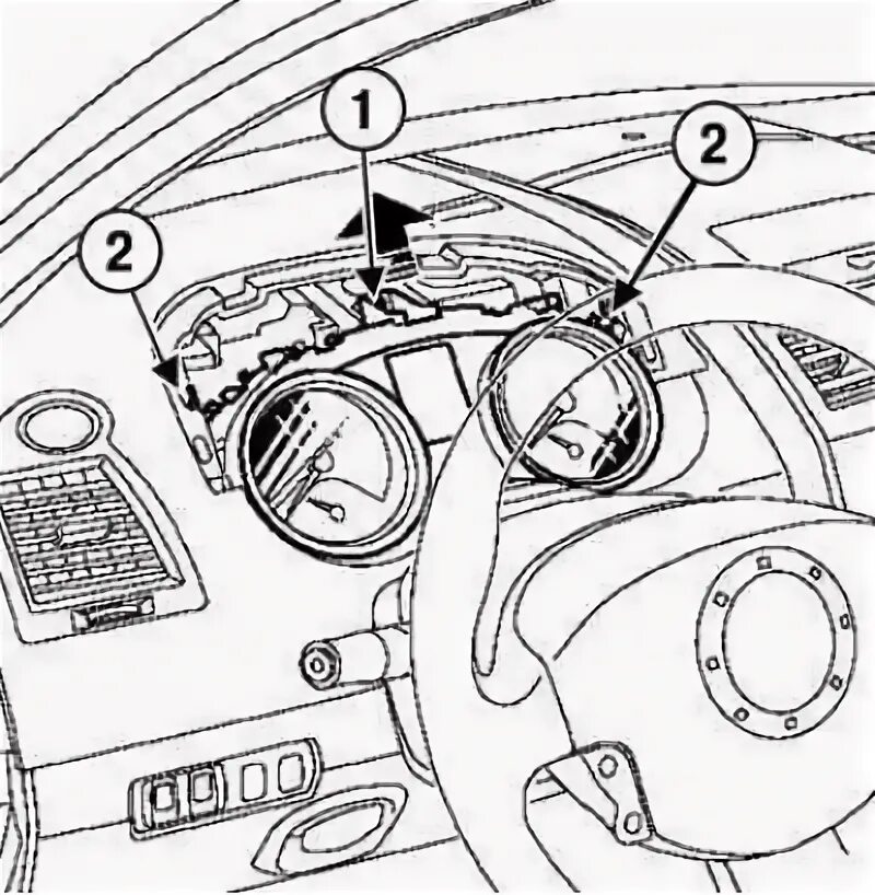 Рено меган 2 фото датчиков Demontaż i montaż tablicy rozdzielczej (Renault Megane 2, 2002-2009, benzyna) - 