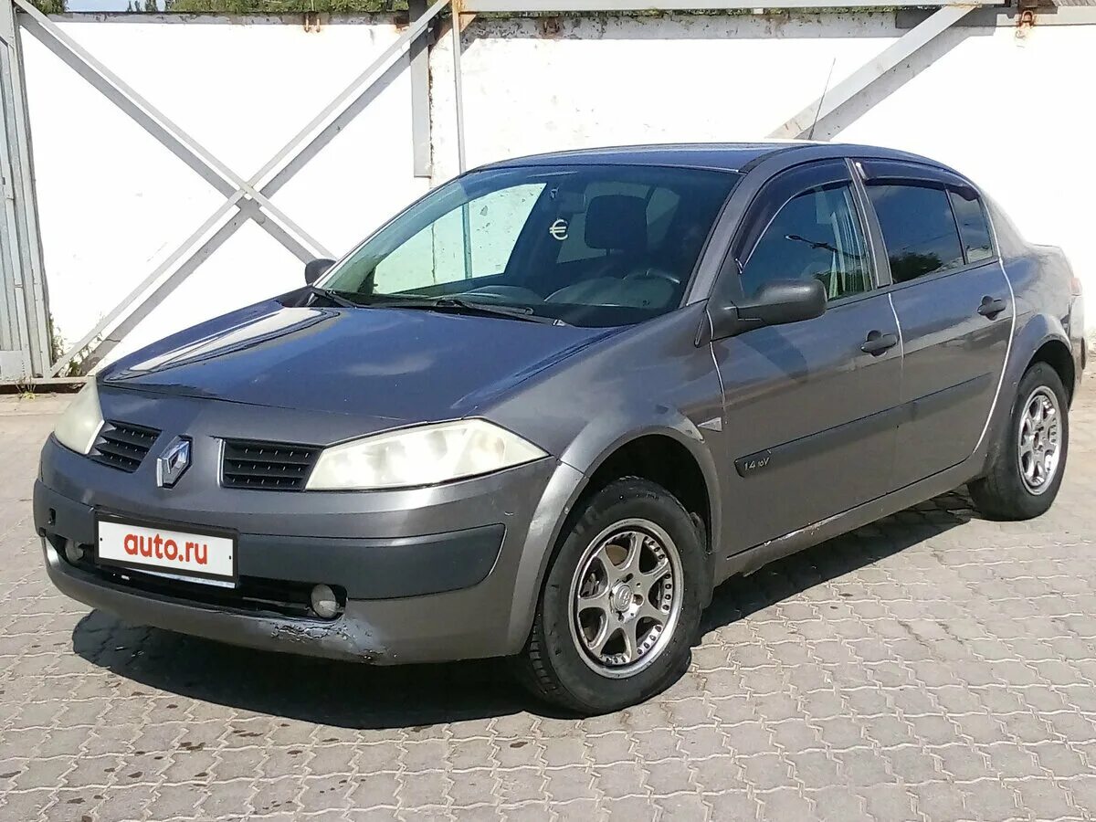 Рено меган 2003 года фото Купить б/у Renault Megane II 1.4 MT (98 л.с.) бензин механика в Мещерино: серый 