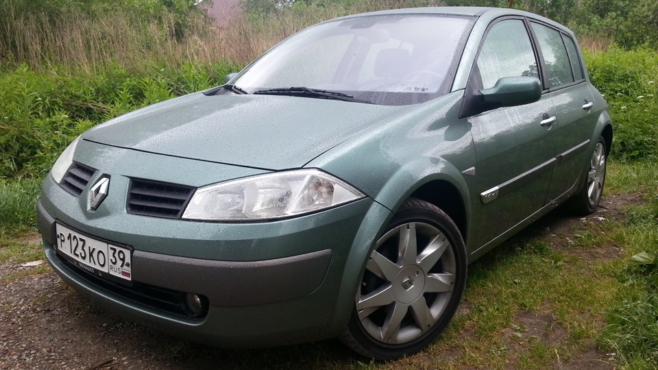 Рено меган 2003 года фото Замена форсунок омывателя - Renault Megane II, 1,6 л, 2003 года тюнинг DRIVE2