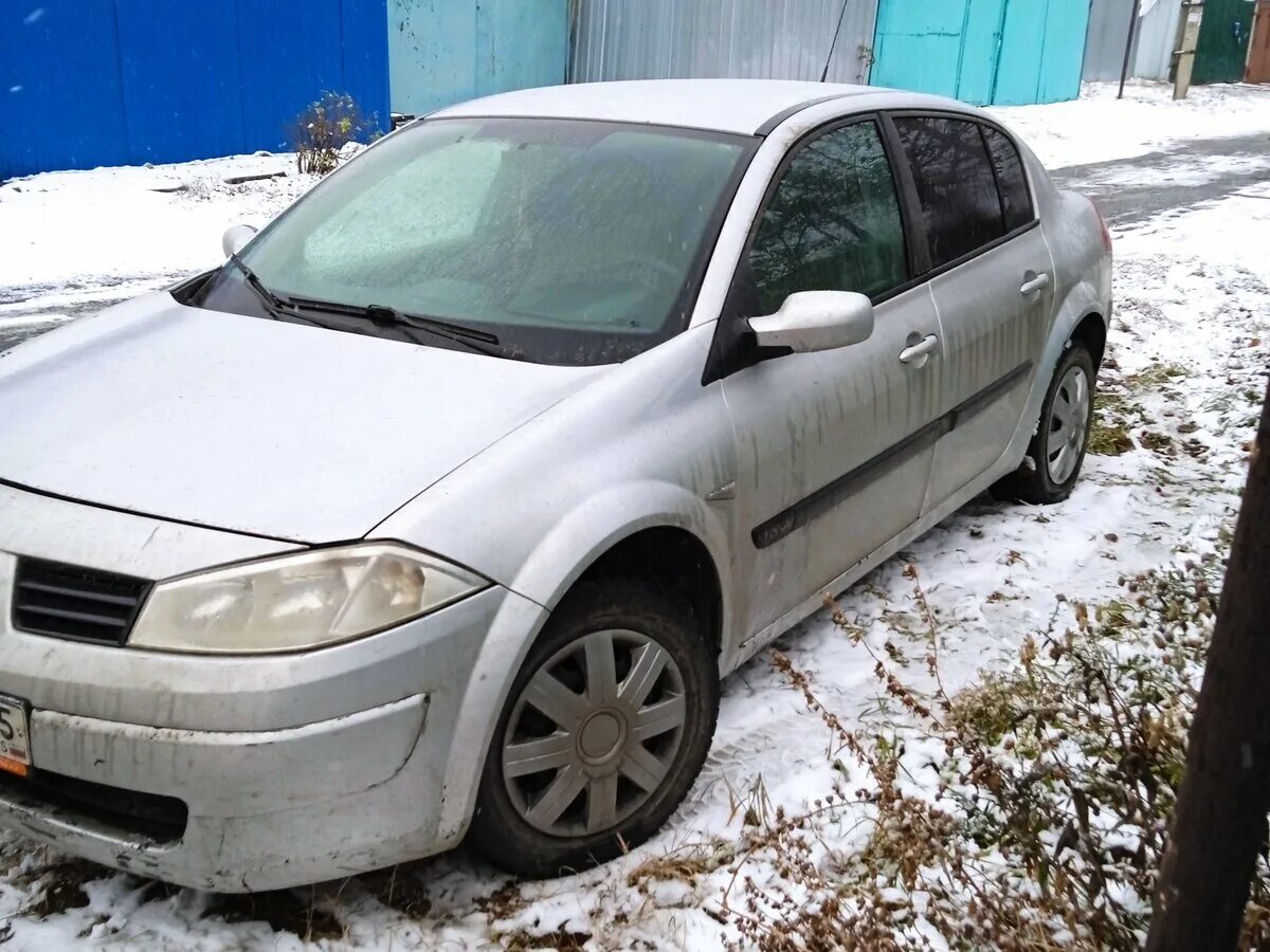 Рено меган 2005 фото Купить б/у Renault Megane II 1.6 MT (115 л.с.) бензин механика в Кургане: серебр