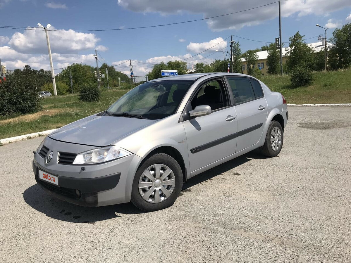 Рено меган 2005 фото Купить б/у Renault Megane II 1.6 AT (115 л.с.) бензин автомат в Екатеринбурге: с