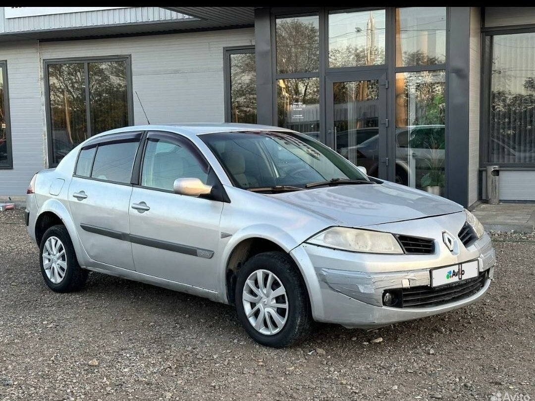 Рено меган 2006 года фото Купить б/у Renault Megane II Рестайлинг 1.6 MT (115 л.с.) бензин механика в Крас