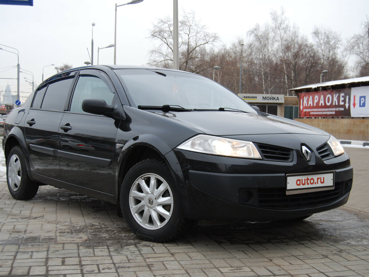 Рено меган 2007 года фото Купить б/у Renault Megane II Рестайлинг 1.6 MT (115 л.с.) бензин механика в Моск