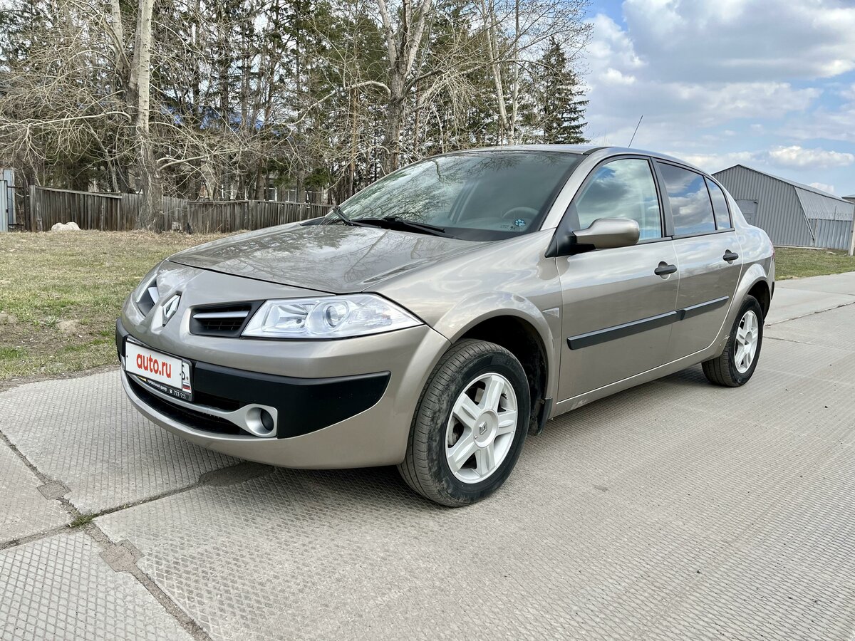 Рено меган 2008 фото Купить б/у Renault Megane II Рестайлинг 1.6 AT (115 л.с.) бензин автомат в Омске