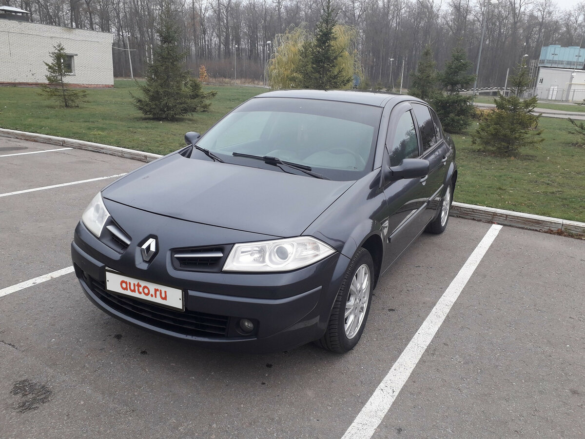 Рено меган 2008 фото Купить б/у Renault Megane II Рестайлинг 1.6 AT (115 л.с.) бензин автомат в Пензе