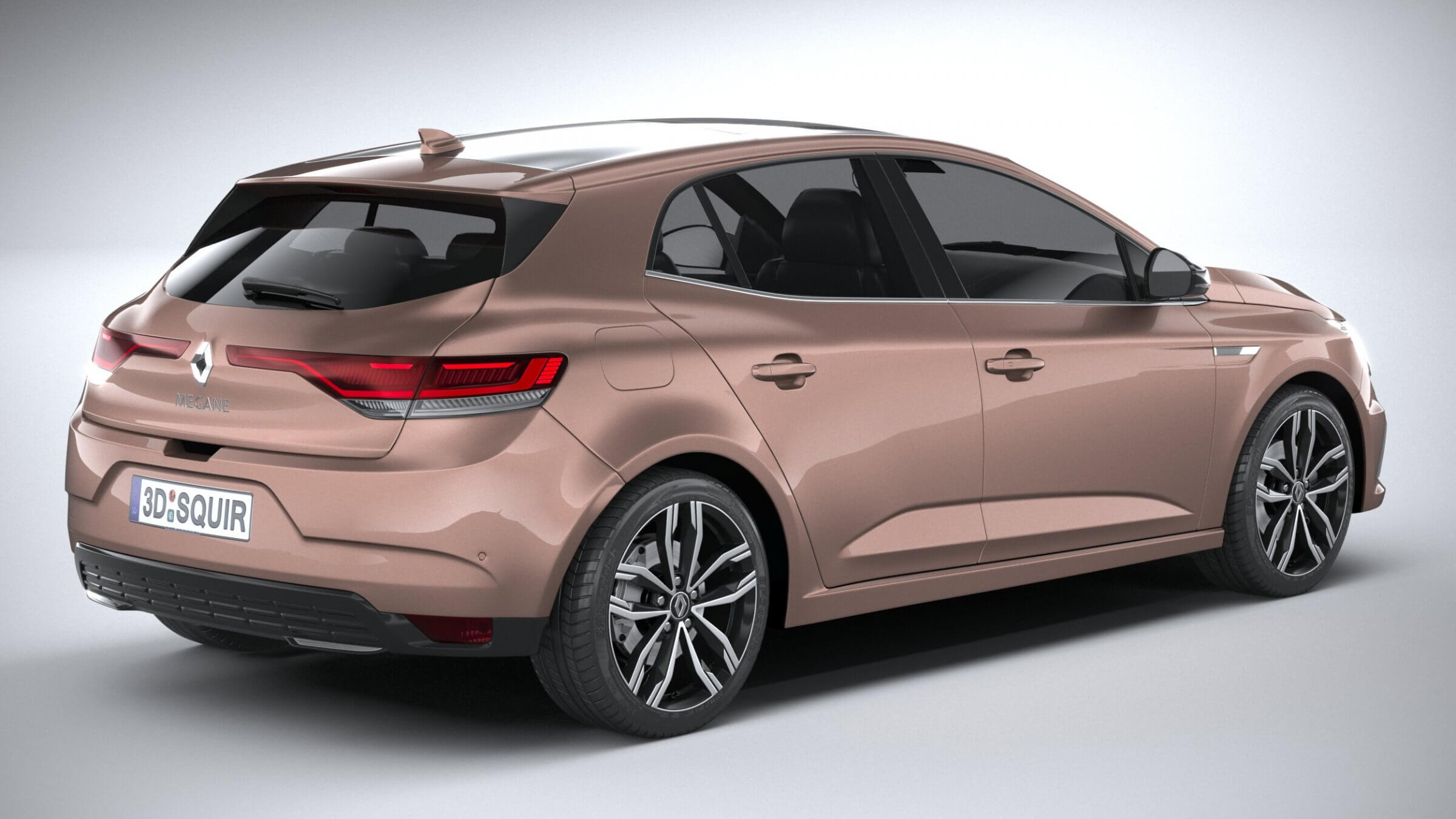 Рено меган 2020 фото Renault Megane 2020 - 3D Model by SQUIR