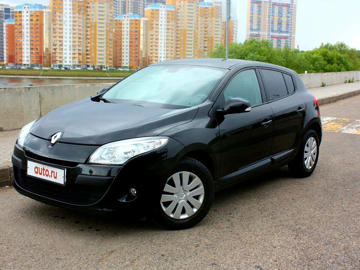 Рено меган 3 фото черная Купить б/у Renault Megane III 1.6 AT (106 л.с.) бензин автомат в Москве: чёрный 