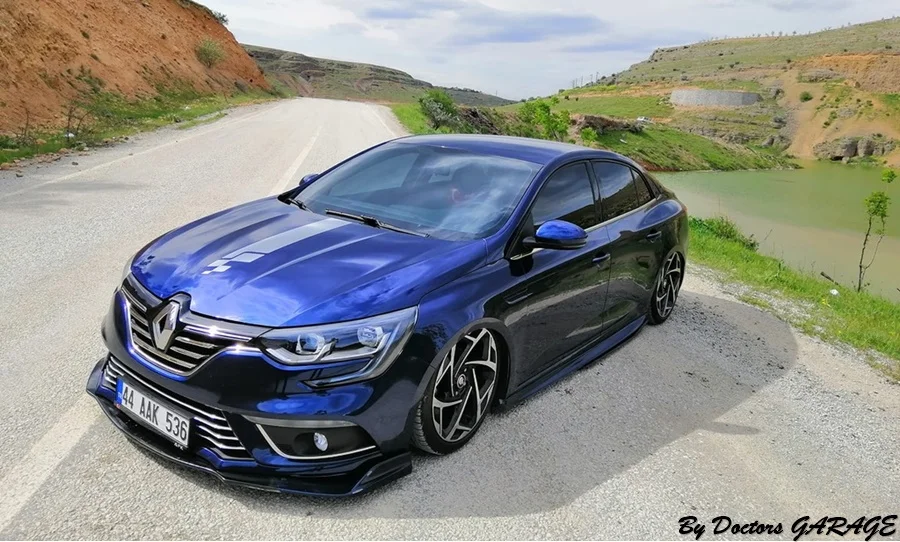 Рено меган 4 тюнинг Насадка На передний бампер для Renault Megane 4, 2016, 2017, 2018, 2019, 2020, р