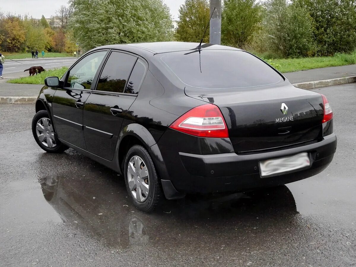 Рено меган черная фото Купить б/у Renault Megane II Рестайлинг 1.6 AT (115 л.с.) бензин автомат в Химка