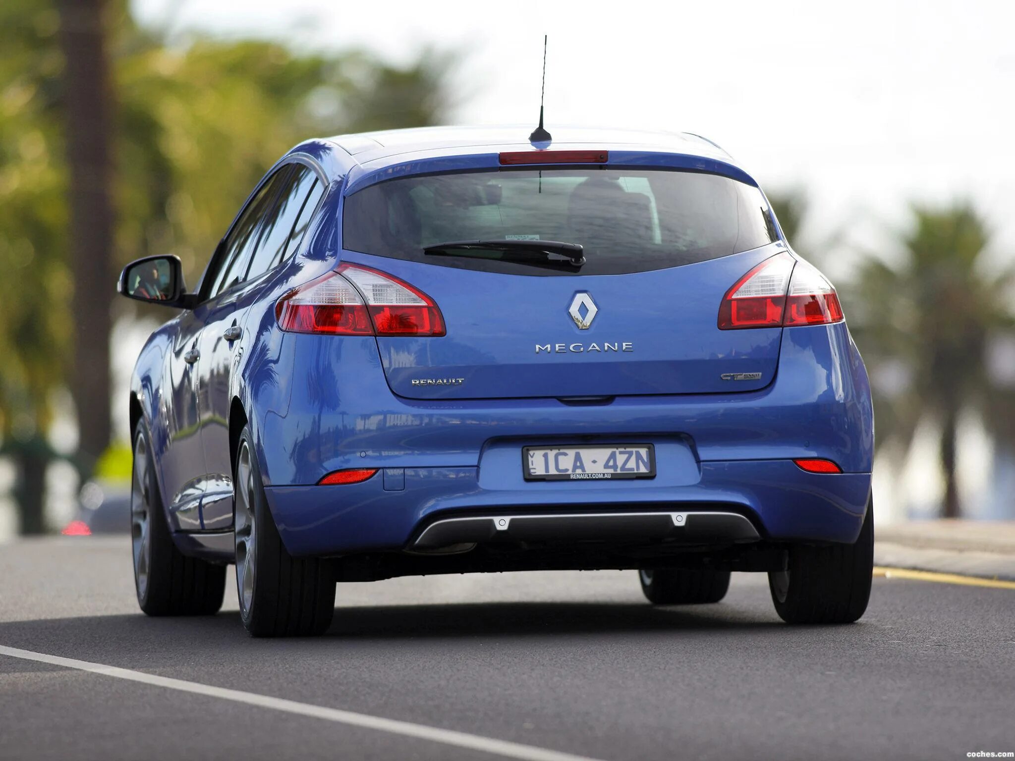 Рено меган фото сзади Fotos de Renault Megane GT 220 Australia 2014