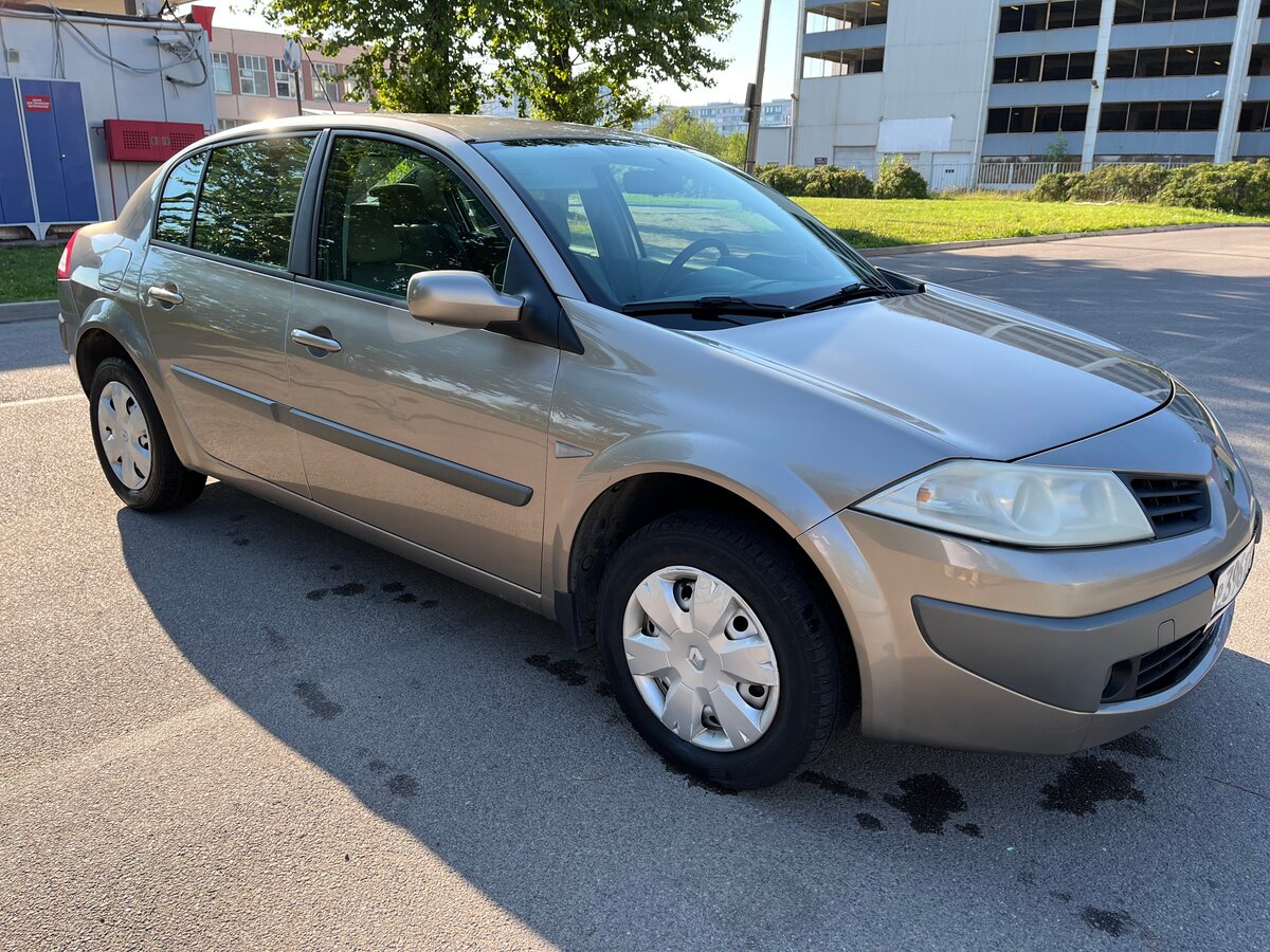 Рено меган седан 2008 фото Купить б/у Renault Megane II Рестайлинг 1.6 MT (115 л.с.) бензин механика в Санк