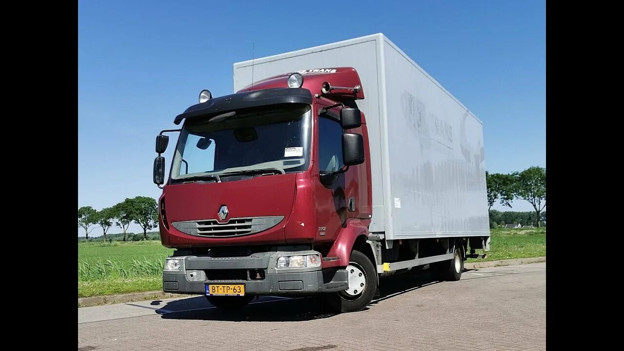 Рено мидлум фото Kleyn Trucks - RENAULT MIDLUM 220.12 2008 741,728 km - YouTube