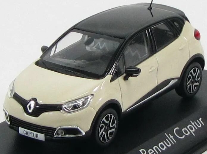 Рено модели машин фото Renault Captur (кроссовер) 2013 Ivory with Black Roof